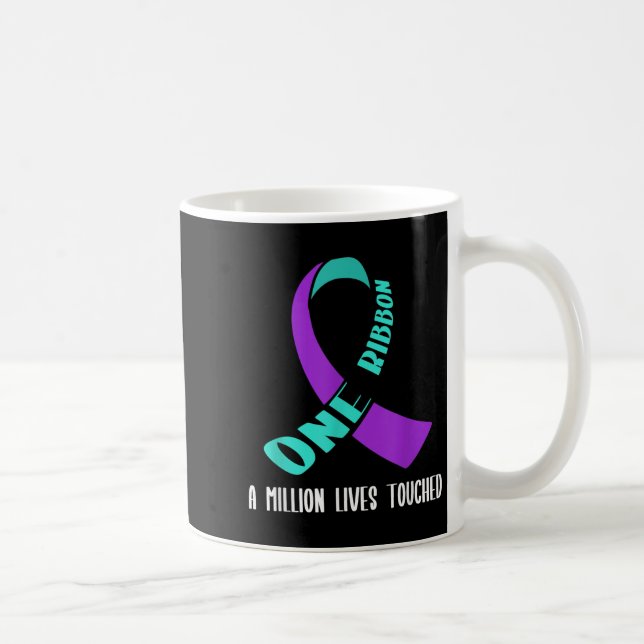 Taza De Café Suicide Awareness Suicide Prevention Suprt Survivo (Derecha)