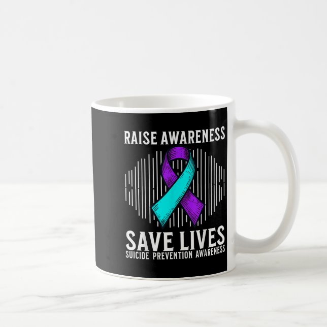 Taza De Café Suicide Awareness Suprt Suicide Prevention Awarene (Derecha)