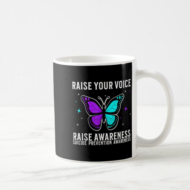 Taza De Café Suicide Awareness Suprt Suicide Prevention Awarene (Derecha)