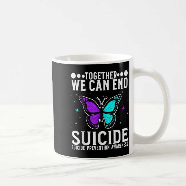 Taza De Café Suicide Awareness Suprt Suicide Prevention Awarene (Derecha)
