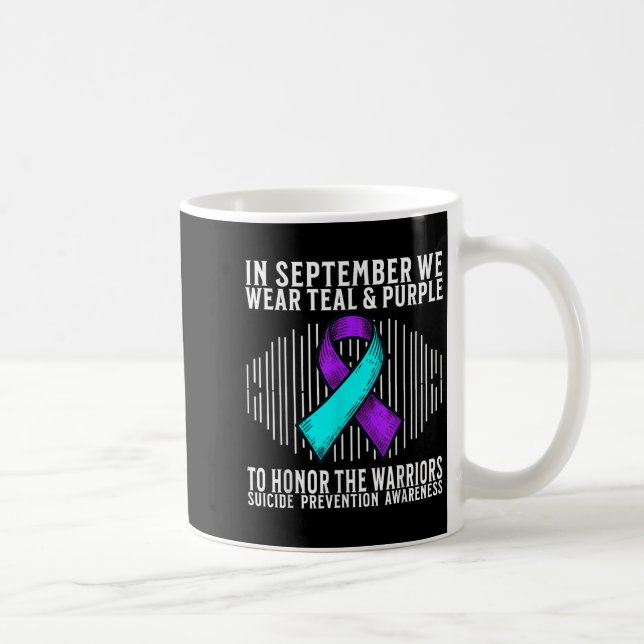 Taza De Café Suicide Awareness Suprt Suicide Prevention Awarene (Derecha)