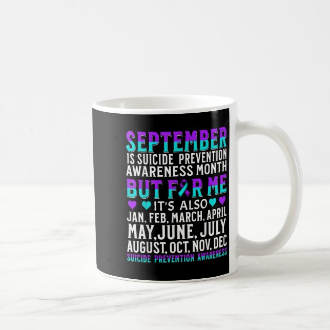 Taza De Café Suicide Awareness Suprt Suicide Prevention Awarene (Derecha)