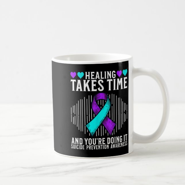 Taza De Café Suicide Awareness Suprt Suicide Prevention Awarene (Derecha)