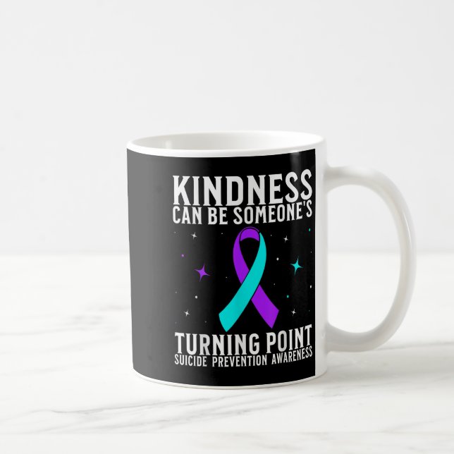 Taza De Café Suicide Awareness Warrior Suicide Prevention Aware (Derecha)