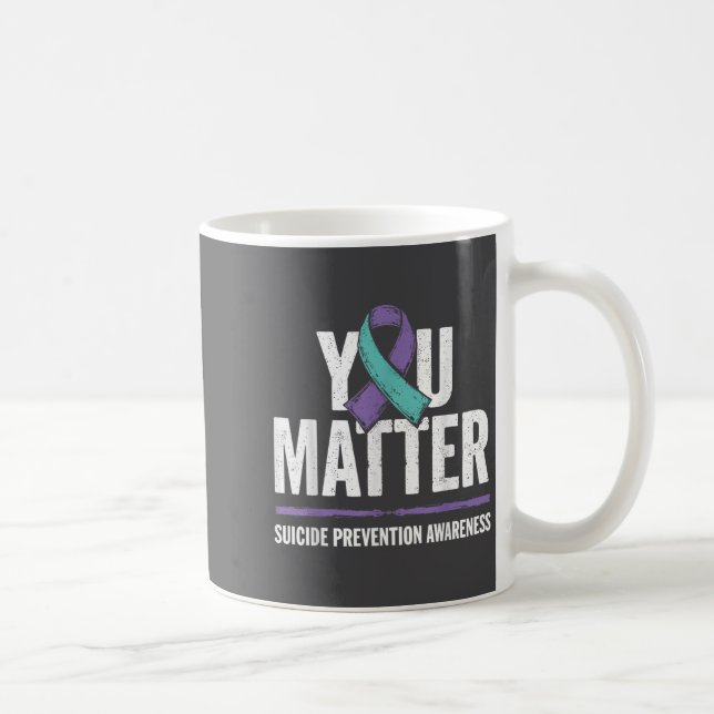 Taza De Café Suicides Prevention Shirts Suicide Awareness  (Derecha)