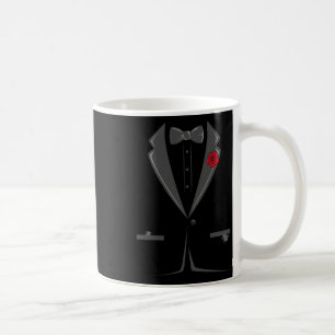 Taza De Café Suit And Tie Tuxedo Bowtie Disfraces Halloween