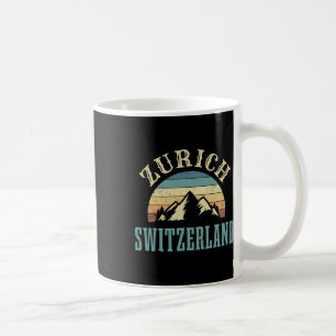 Taza De Café Suiza Alpes Esquiar Montañas Suiza Regalo de Encan