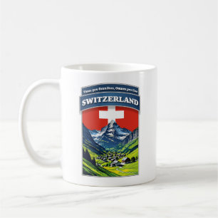 Taza De Café Suiza alza a Europa