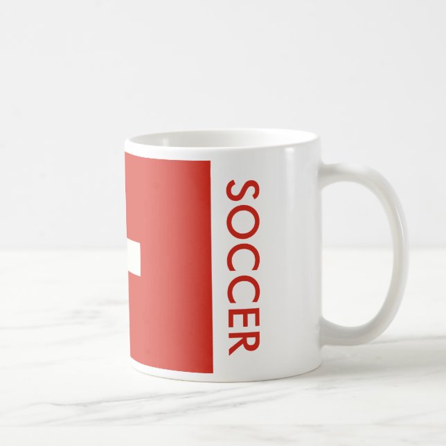 TAZA DE CAFÉ SUIZA SOCCER (Derecha)