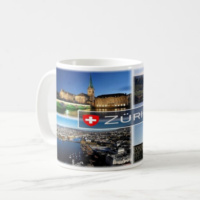 Taza De Café Suiza - Suiza - Zurich - (Anverso izquierdo)