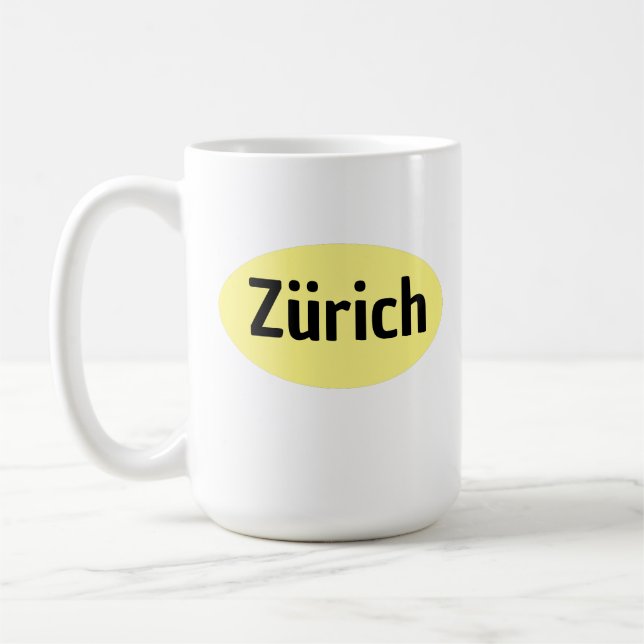 Taza De Café Suiza Zürich Mug (Izquierda)