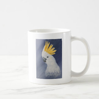 Taza De Café Sulfure el regalo con cresta del Cockatoo para el
