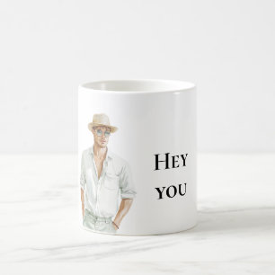 Taza De Café Summer Blond Man Hey Tú Citas
