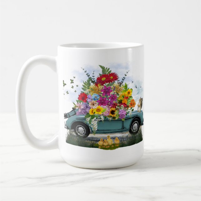 Taza De Café Summer Bouquet Mug (Izquierda)