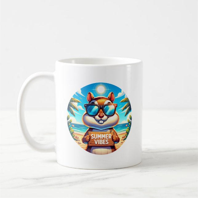 Taza De Café Summer Chipmunk (Izquierda)