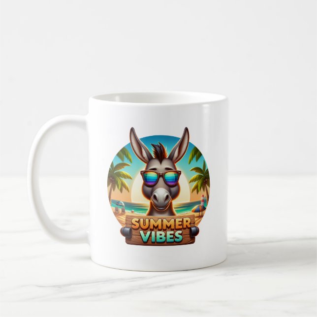 Taza De Café Summer Donkey (Izquierda)