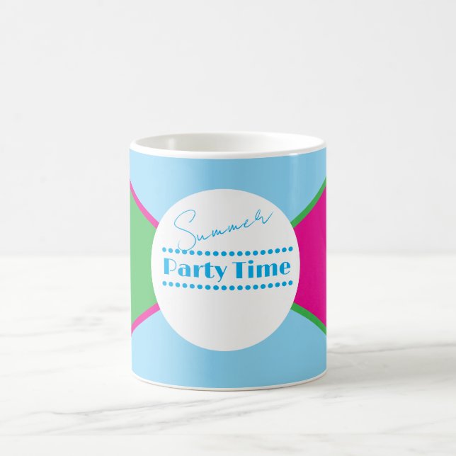Taza De Café Summer Party Time Mug (Centro)