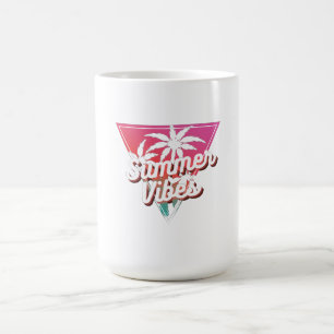 Taza de café Summer Vibes – Estilo playa tropical