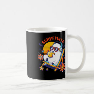 Taza De Café Summerween Cute Spooky Summer Ghost Halloween Love