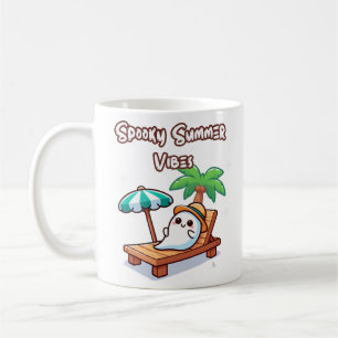 Taza De Café Summerween Cute Summer Ghost