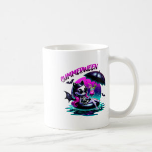 Taza De Café Summerween Ghost Summer Halloween Chicas