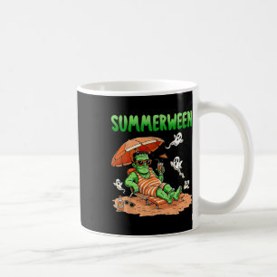 Taza De Café Summerween Halloween Hello Summer Frankenstein Boo