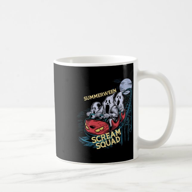 Taza De Café Summerween Scream Squad Rollercoaster Halloween (Derecha)