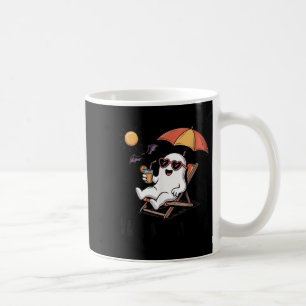 Taza De Café Summerween Un Fantasma Cutáneo Con Vibes De Verano