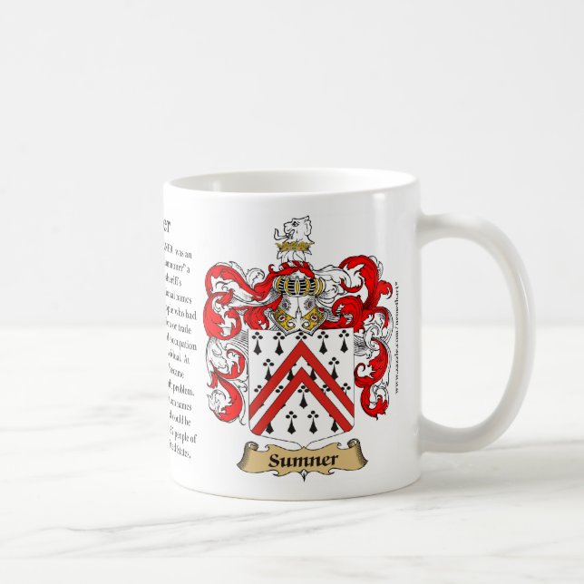 Taza De Café Sumner, el origen, el significado y el escudo (Derecha)