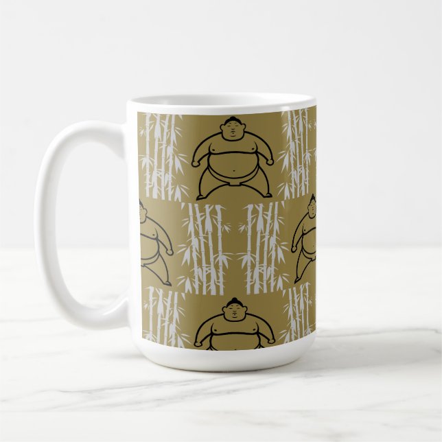Taza De Café Sumo Wrestler (Izquierda)