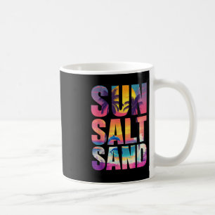 Taza De Café Sun Salt Sand Summer Beach Vibes Vacaciones famili
