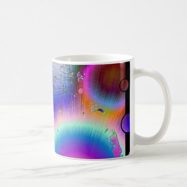 Taza De Café Sunburst Fun Frame neg (Derecha)