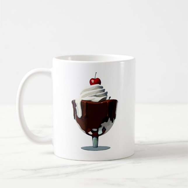 TAZA DE CAFÉ SUNDAE DE ALIMENTACIÓN CALIENTE, AMANTES DE LA CRE (Izquierda)
