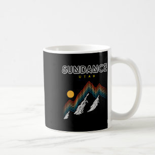 Taza De Café Sundance Utah - Usa Senderismo Y Escalada Diseño R