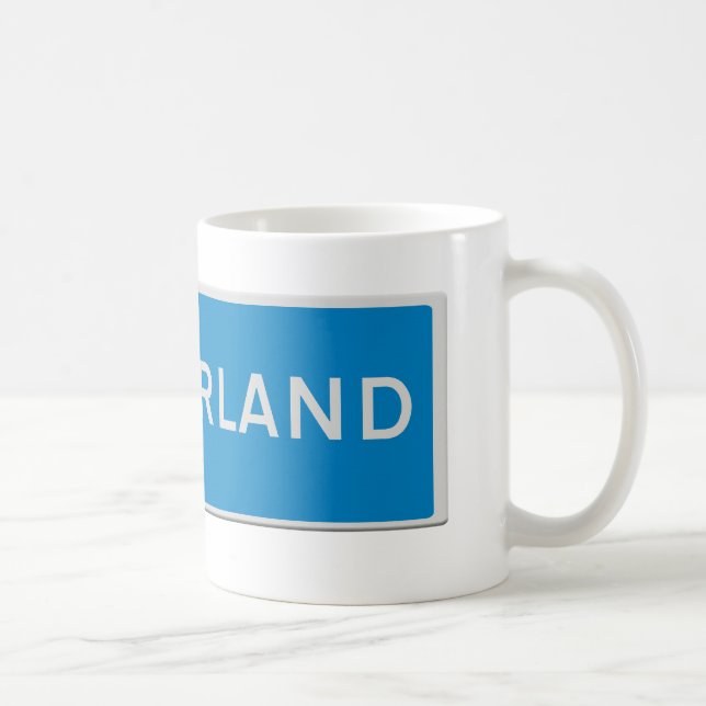 Taza De Café Sunderland Roadsign (Derecha)