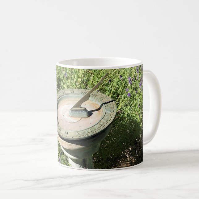 Taza De Café Sundial en Lavender (Anverso derecho)