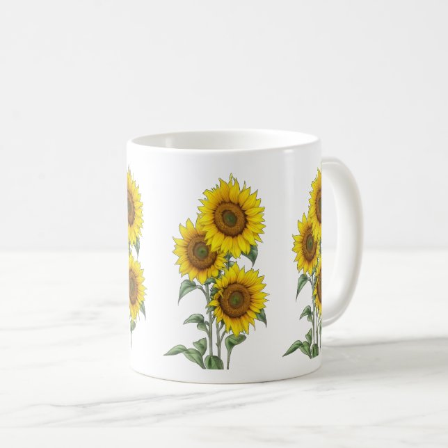 Taza De Café Sunflower (Anverso derecho)