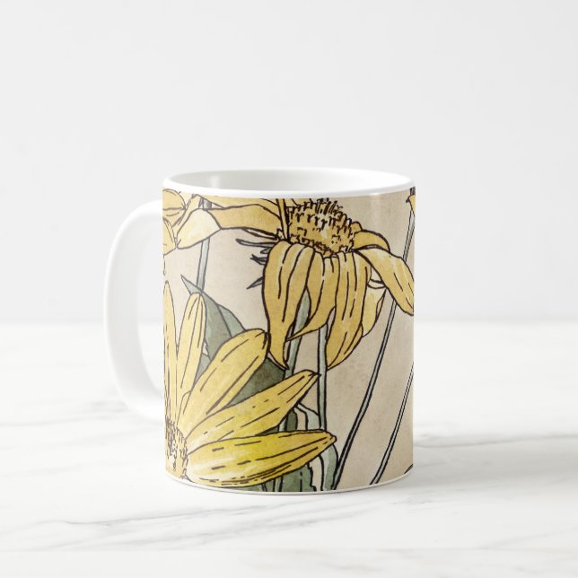 Taza De Café Sunflower (Anverso izquierdo)