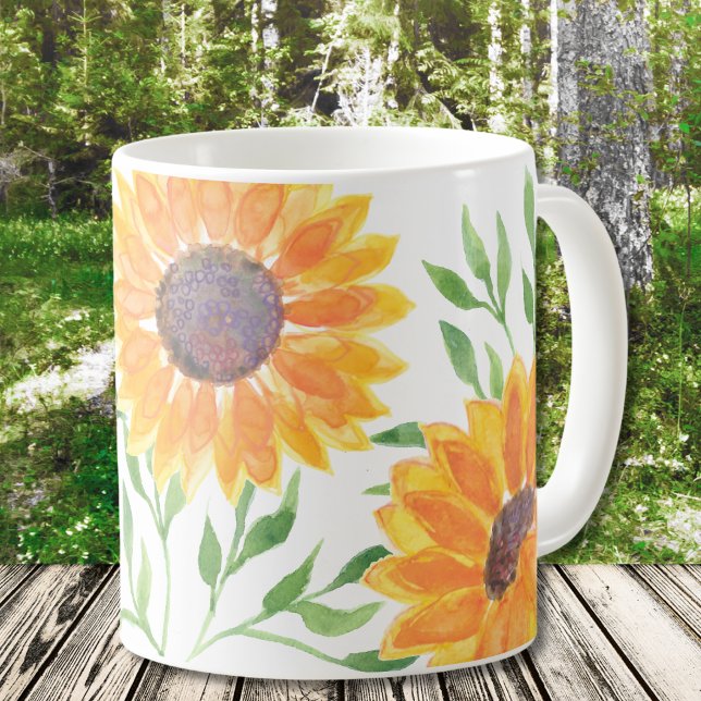 Taza De Café Sunflower Amarillo (Subido por el creador)