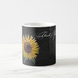 Taza De Café Sunflower Gracias