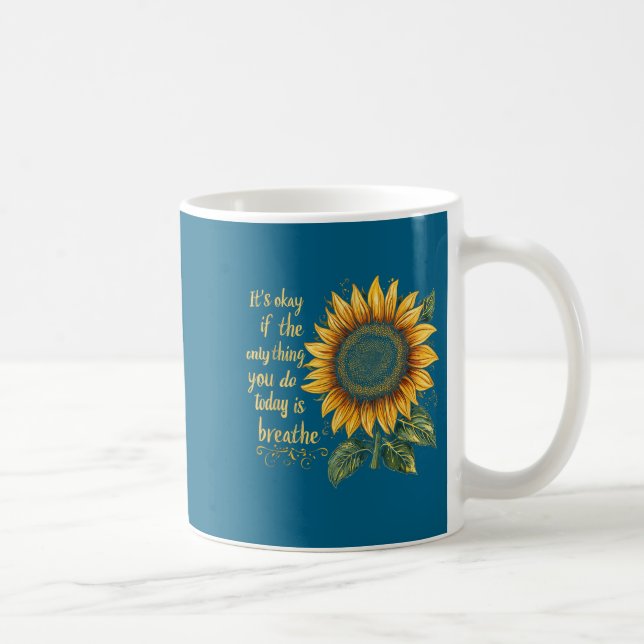 Taza De Café Sunflower Suicide Awareness  (Derecha)