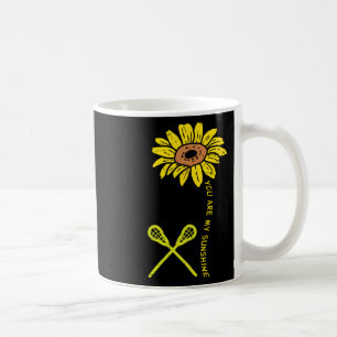 Taza De Café Sunflower Sunshine Lacrosse Lax Player Goalie Men