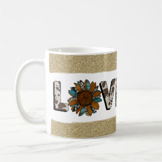 Taza De Café Sunflower Western Love Boho Summer
