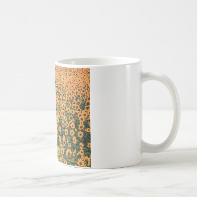 Taza De Café sunflowergrid (Derecha)