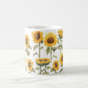 Taza De Café Sunflowers Mug