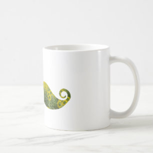 Taza De Café Sunflowers Mustache White Classic