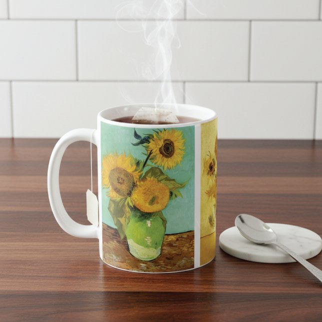 Taza De Café Sunflowers Still Life Vincent van Gogh (Subido por el creador)