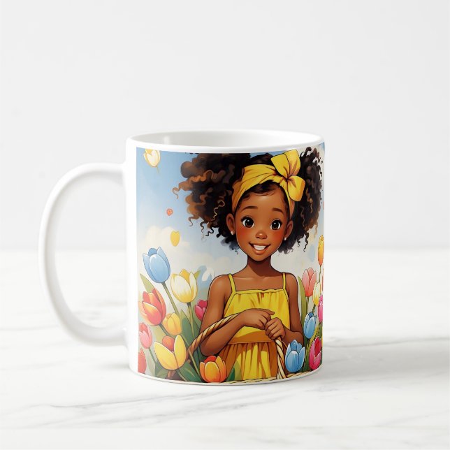 TAZA DE CAFÉ " SUNLIT BLOOM " (Izquierda)