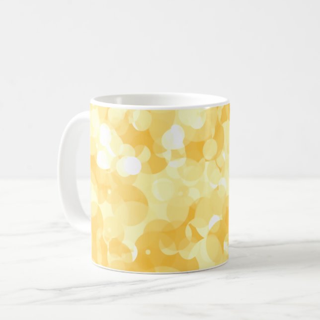 Taza De Café Sunny Bright Shades del Amarillo (Anverso izquierdo)