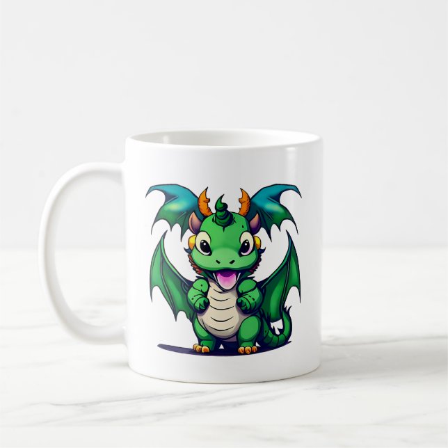 Taza De Café Sunny El Dragón Amigable (Izquierda)